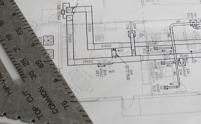 design build contractor w.e. dentmon construction plan room logo